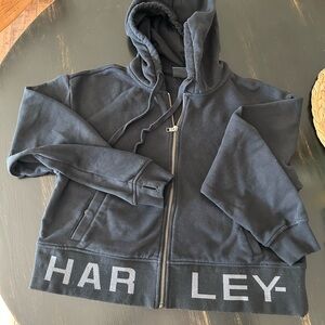 Harley-Davidson Black Hoodie with Zip